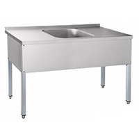 Стол для мойки овощей ABAT СМО-6-4 РЧ (каркас крашеный)